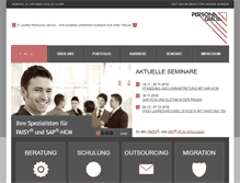 Tablet Screenshot of personagrata.de